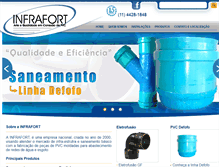 Tablet Screenshot of infrafort.com.br